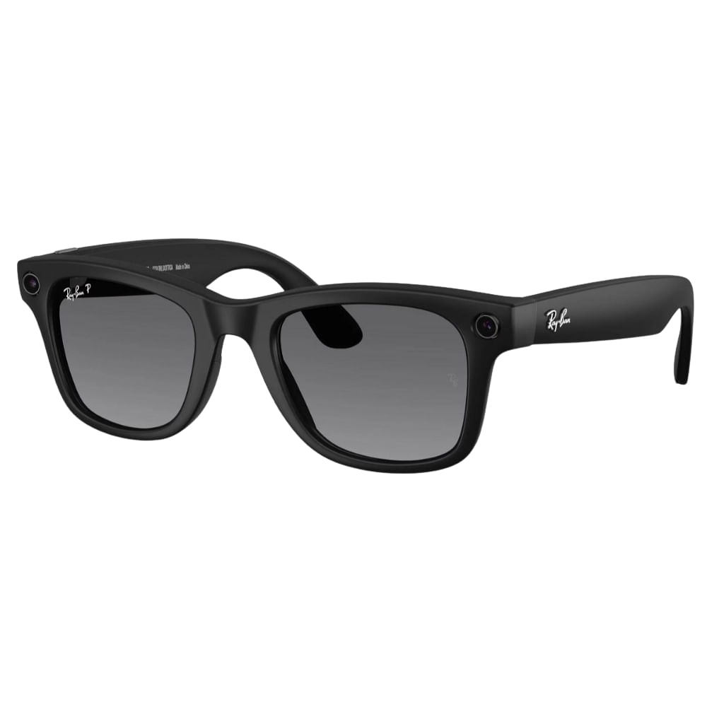 Óculos de Sol Ray-Ban Meta Wayfarer Gen 2 RW4012 Preto Fosco / Grafite Degradê Polarizado Unissex