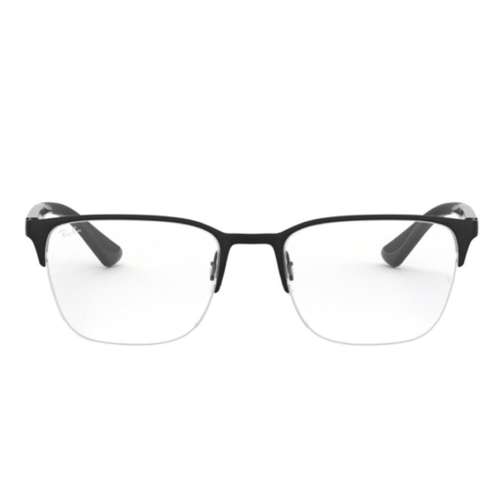 Armação para Óculos de Grau Unissex Ray-Ban RX6428 Preto sobre preto fosco