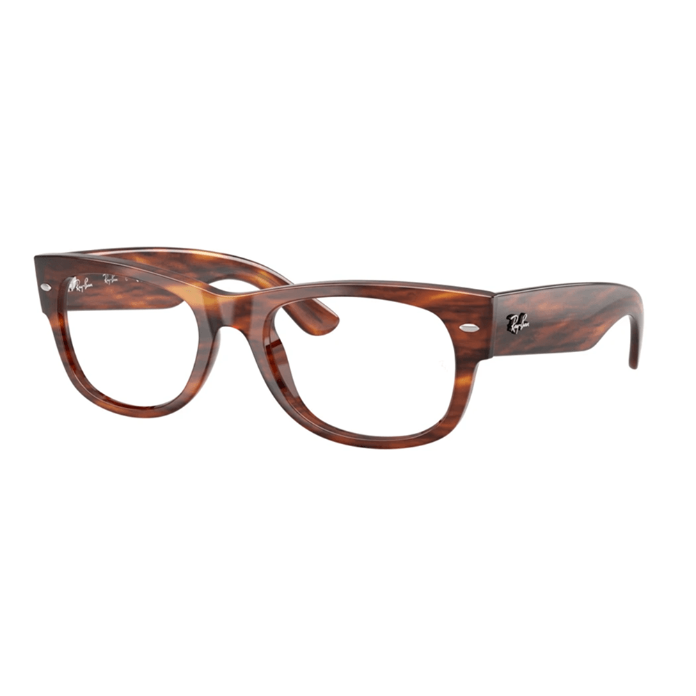 Armação para Óculos de Grau Unissex Ray-Ban RX0832V Havana listrado