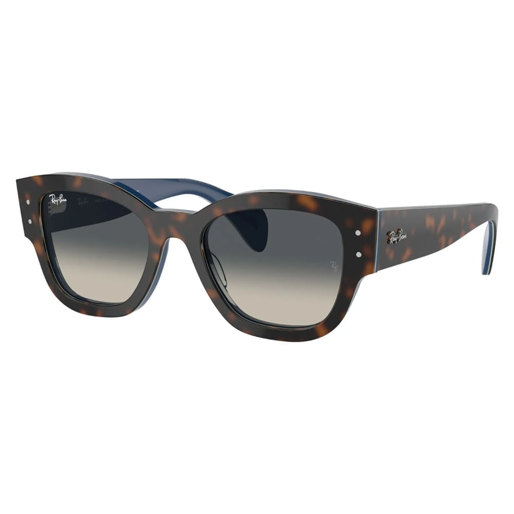Óculos de Sol Ray-Ban RB7681S Unissex Quadrado Acetato Havana