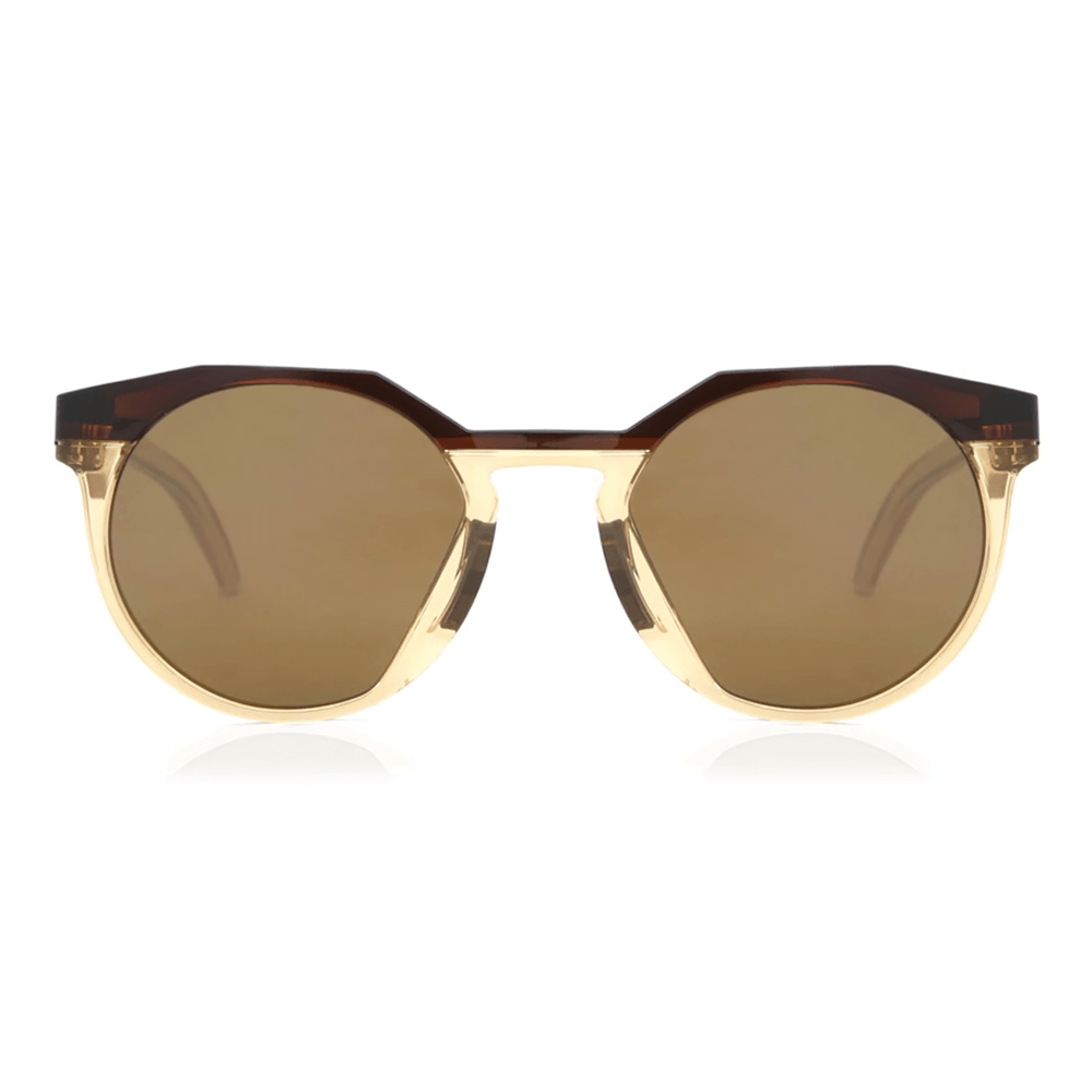 Óculos de Sol Oakley OO9242 Masculino Redondo Acetato Dourado