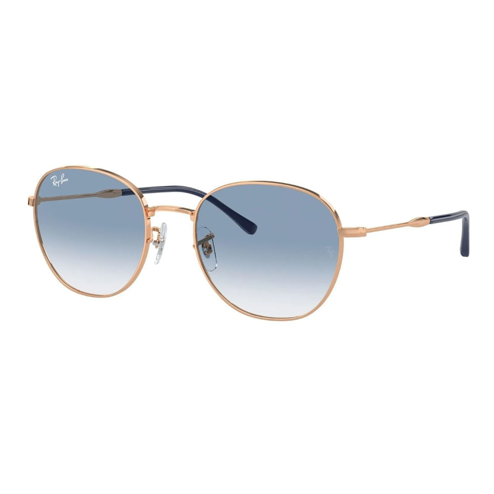 Óculos de Sol Ray-Ban RB3809 Unissex Redondo Metal Dourado