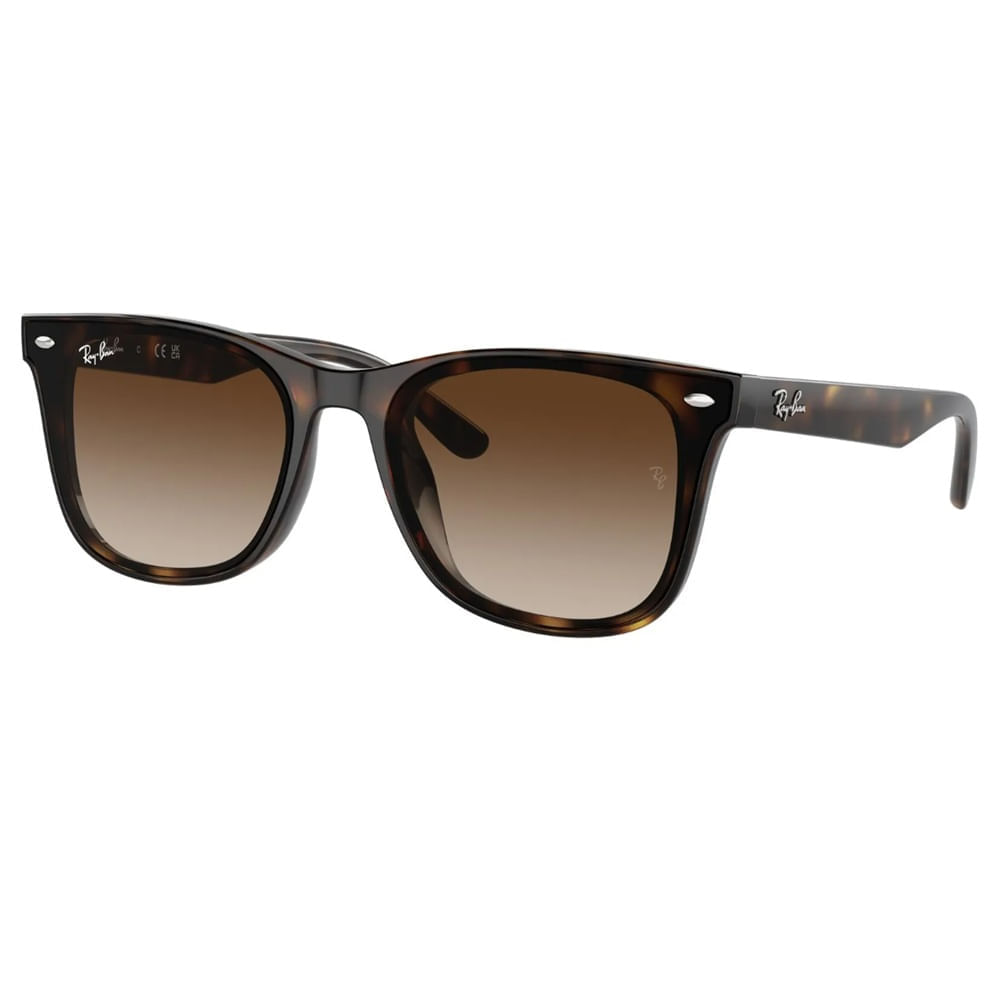 Óculos de Sol Ray-Ban RB4420 Feminino Quadrado Injetado Havana