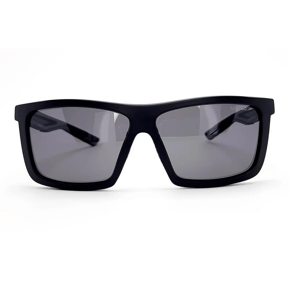 Óculos de Sol Speedo FLOAT Unissex Retangular Acetato Preto Fosco