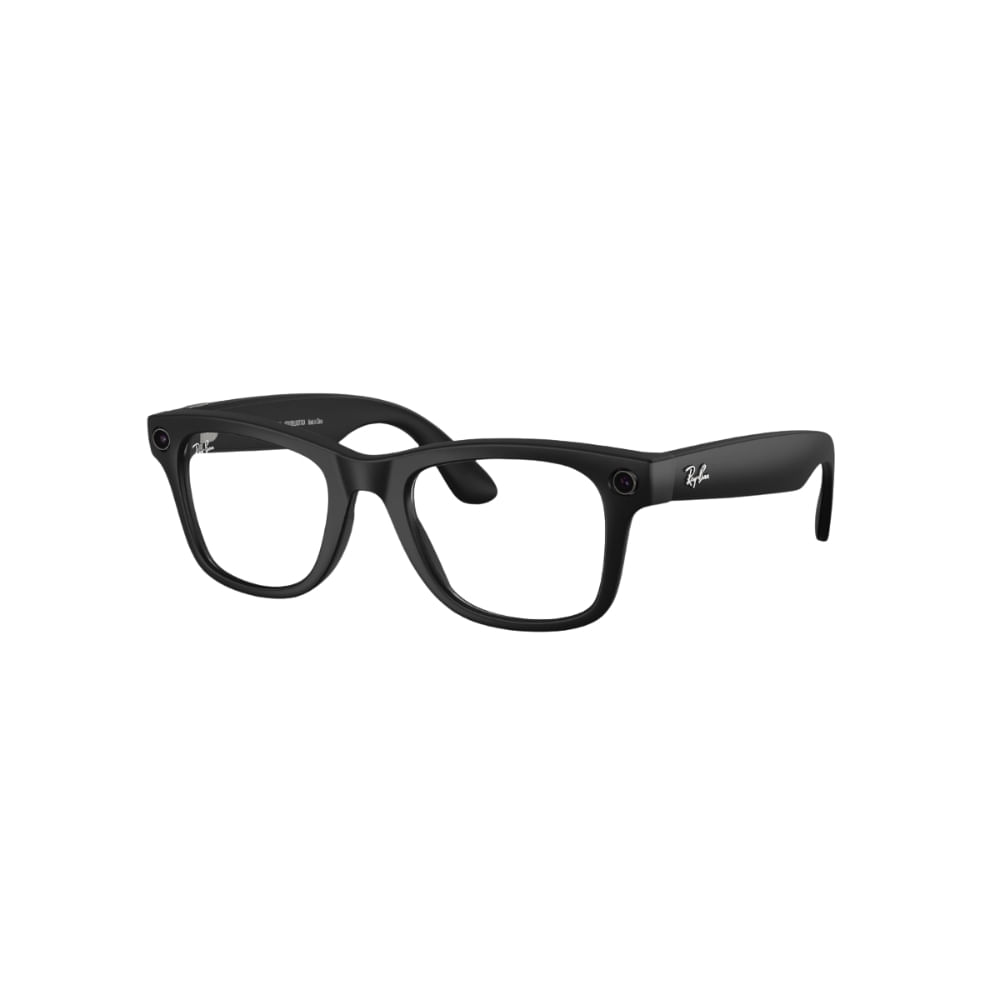Óculos de Sol Ray-Ban Meta Wayfarer Gen 2 RW4012 Preto Fosco / Transitions Transparente/Cinza Unissex