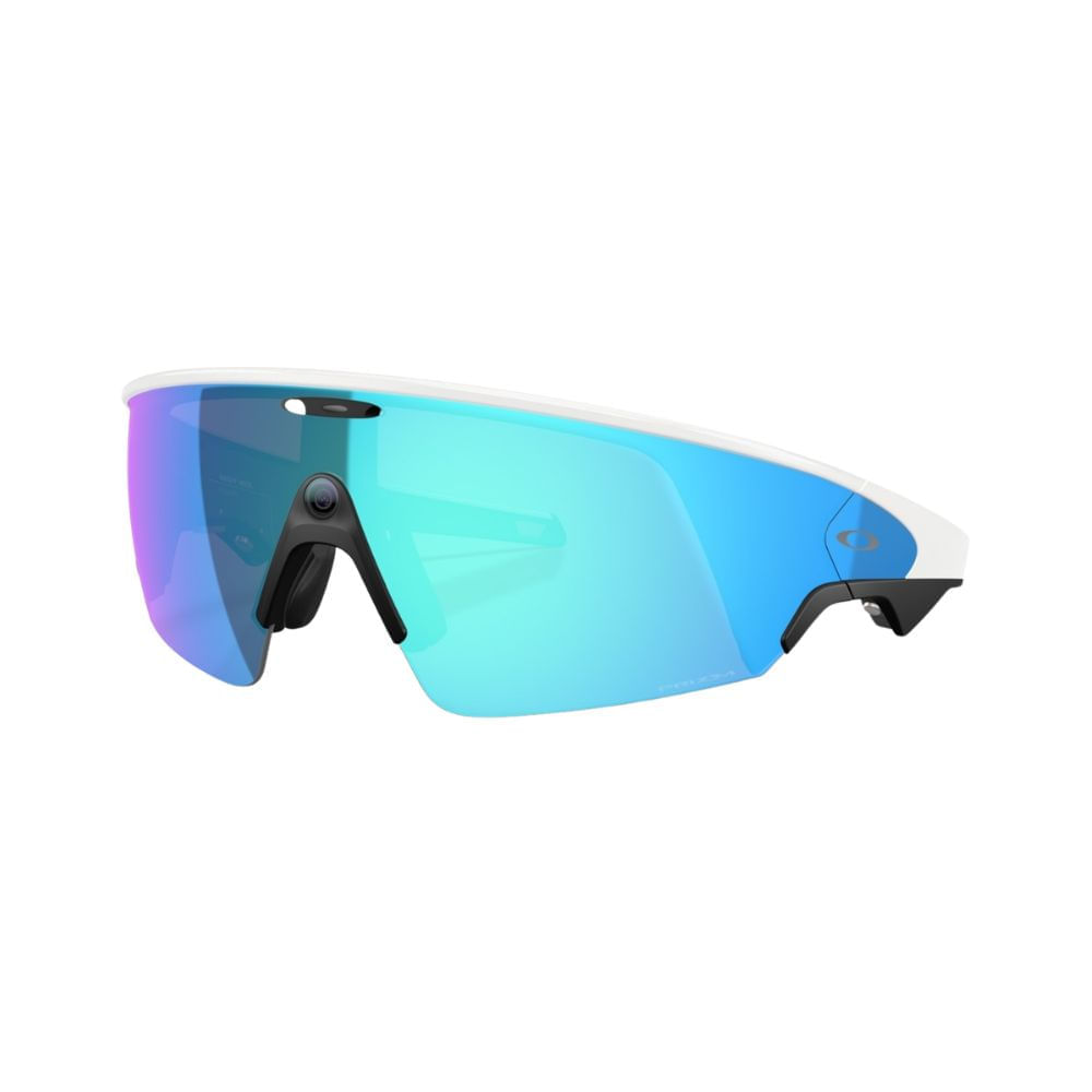 Óculos de Sol Oakley Meta Vanguard OW8001 Branco / Prizm Sapphire Unissex