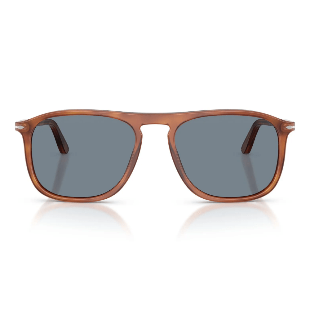 Óculos de Sol Persol PO3392S Masculino Quadrado Acetato Marrom
