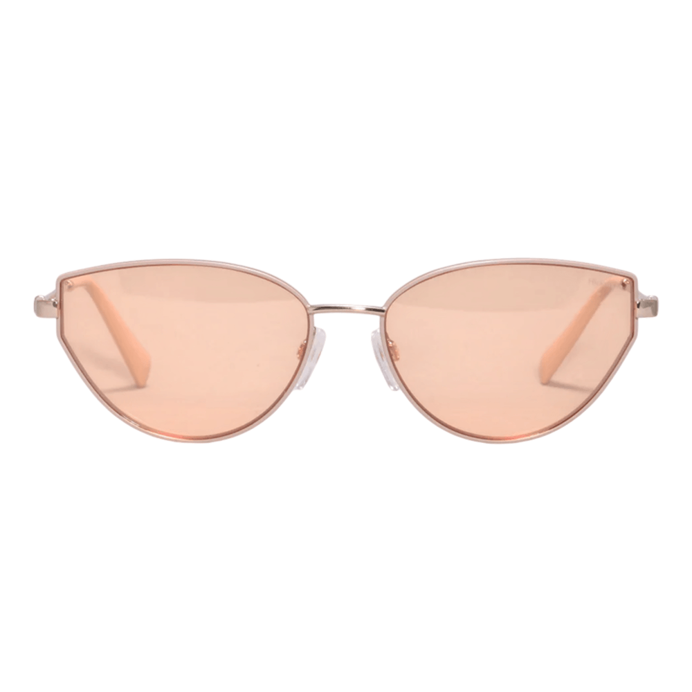 Óculos de Sol Ana Hickmann HI30016 Feminino Gatinho Metal Dourado