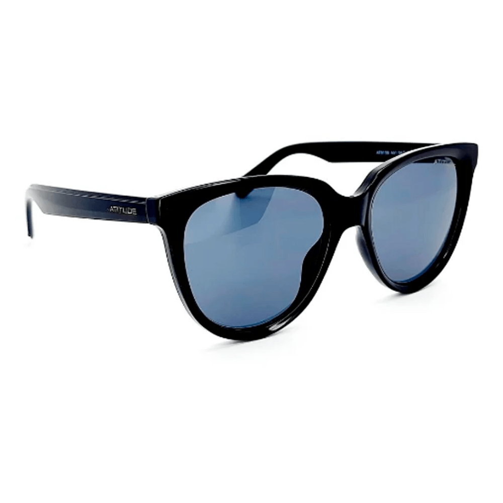 Óculos de Sol Atitude AT8156 Feminino Gatinho Acetato Preto