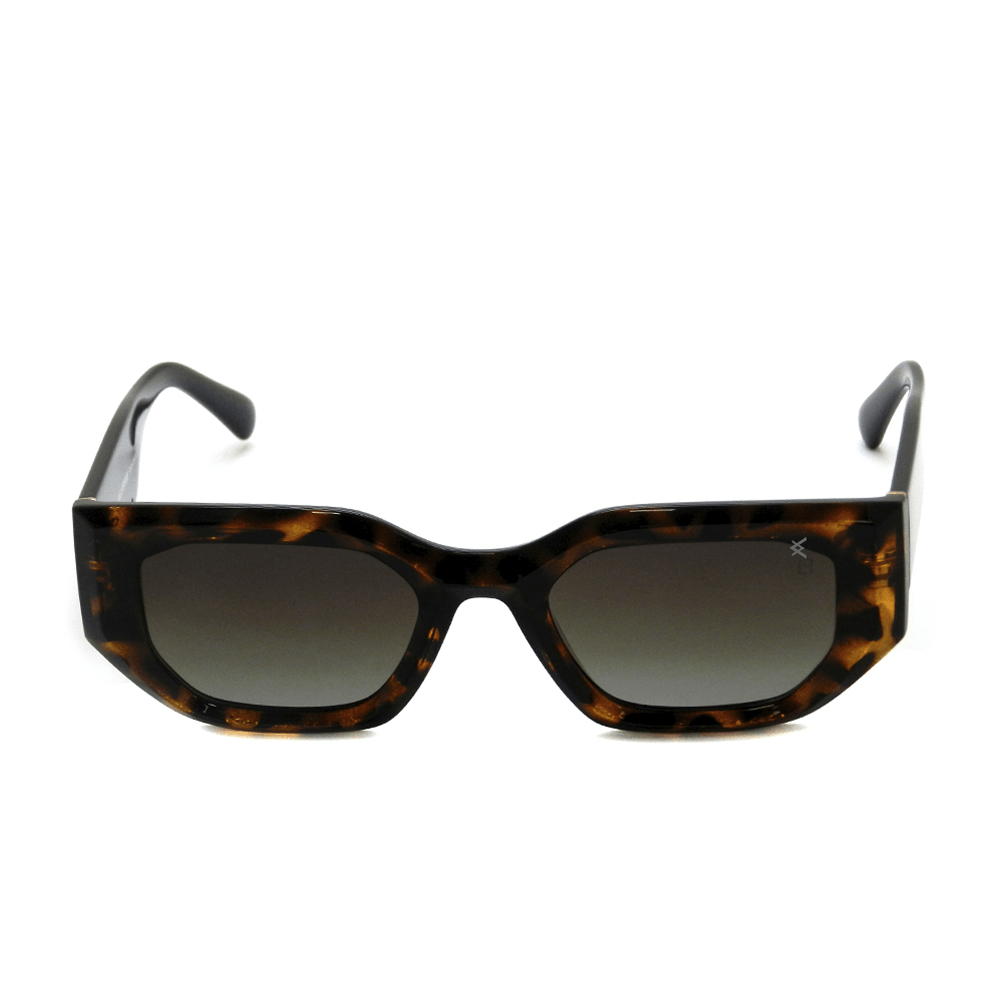 Óculos de Sol Lança Perfume LPY020 Feminino Retangular Acetato Havana