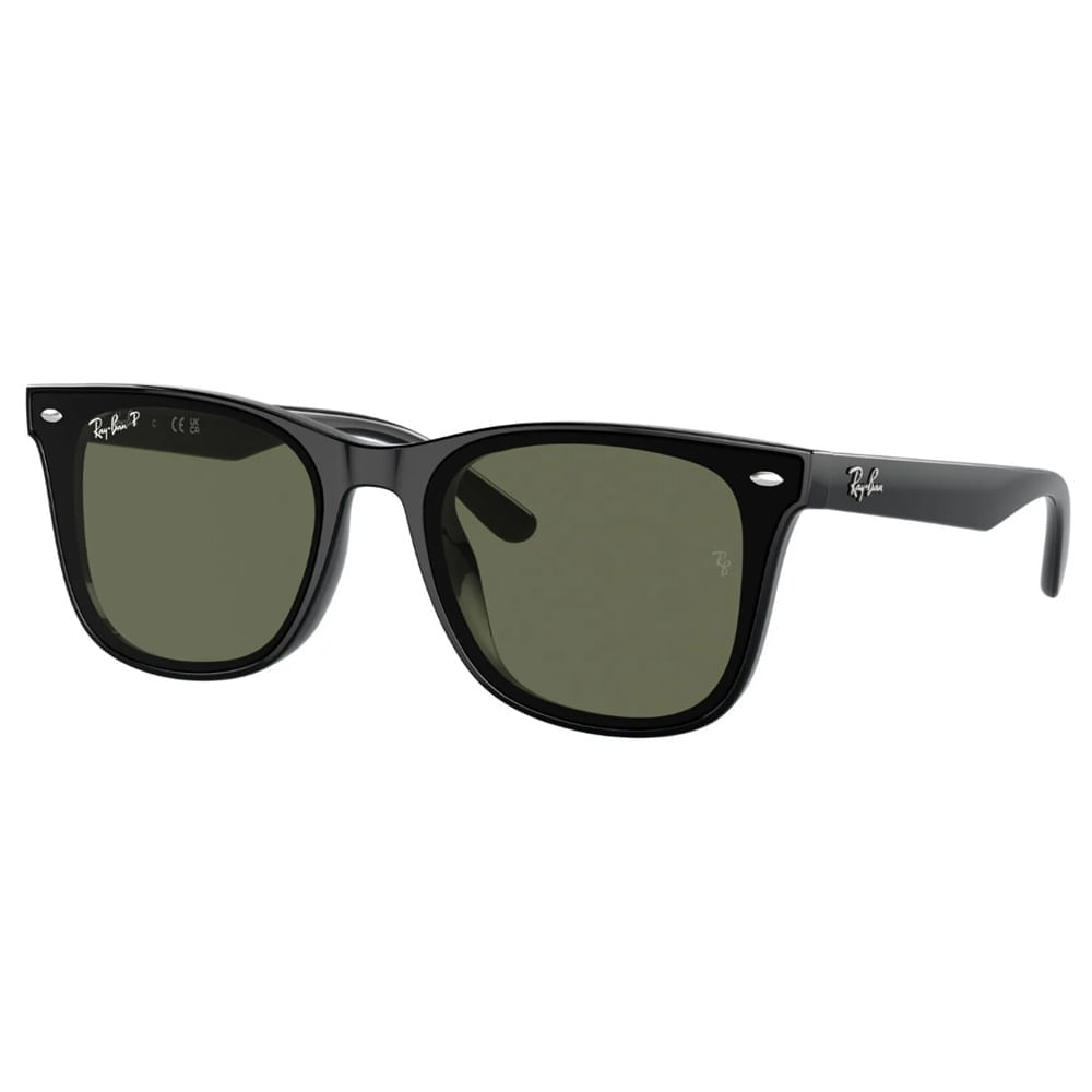Óculos de Sol Ray-Ban RB4420 Feminino Quadrado Acetato Preto