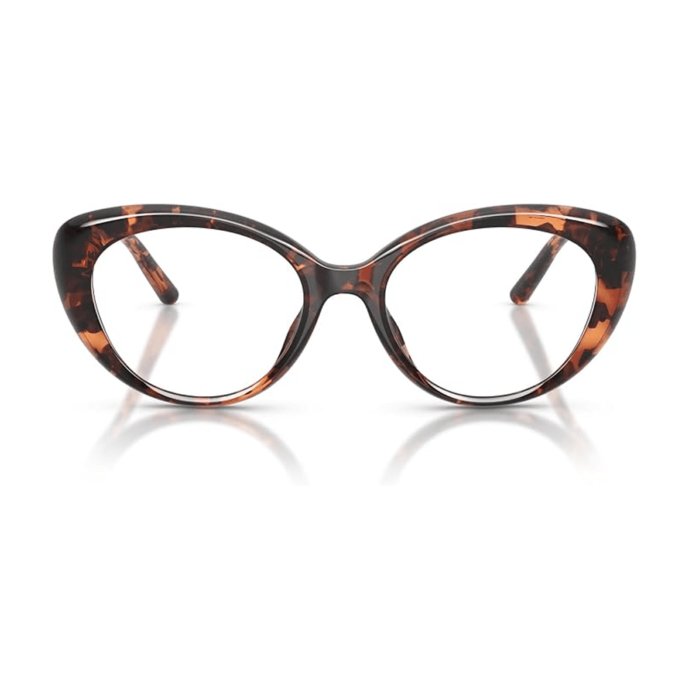 Armação de Óculos de Grau Michael Kors MK4181U Feminino Borboleta Acetato Havana