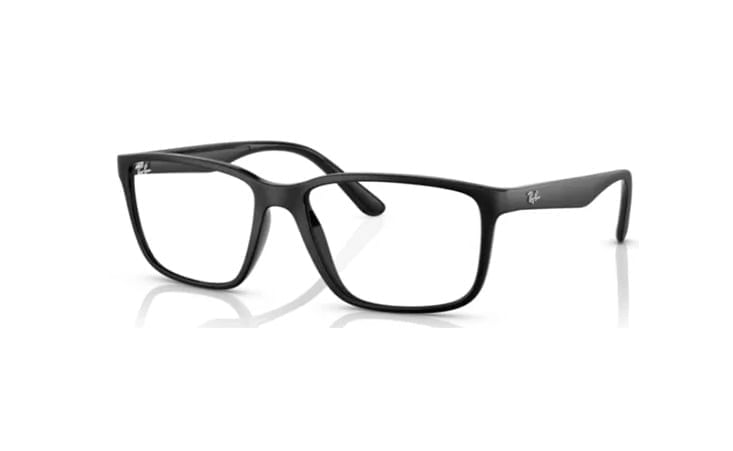 Armação de Óculos de Grau Ray Ban, modelo RX7207L, cor Preto Fosco, tamanho 57
