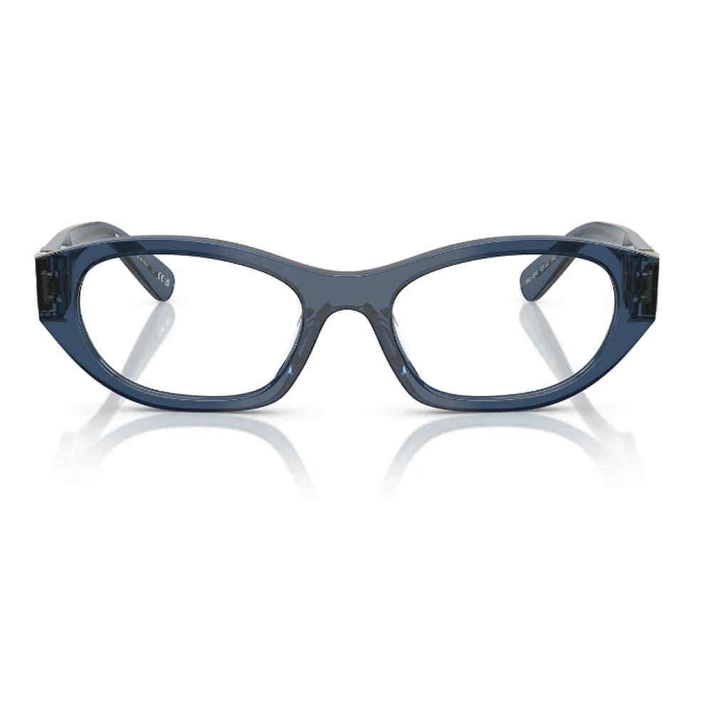 Armação para Óculos de Grau Feminino Miu Miu MU 03WV Azul Cristal
