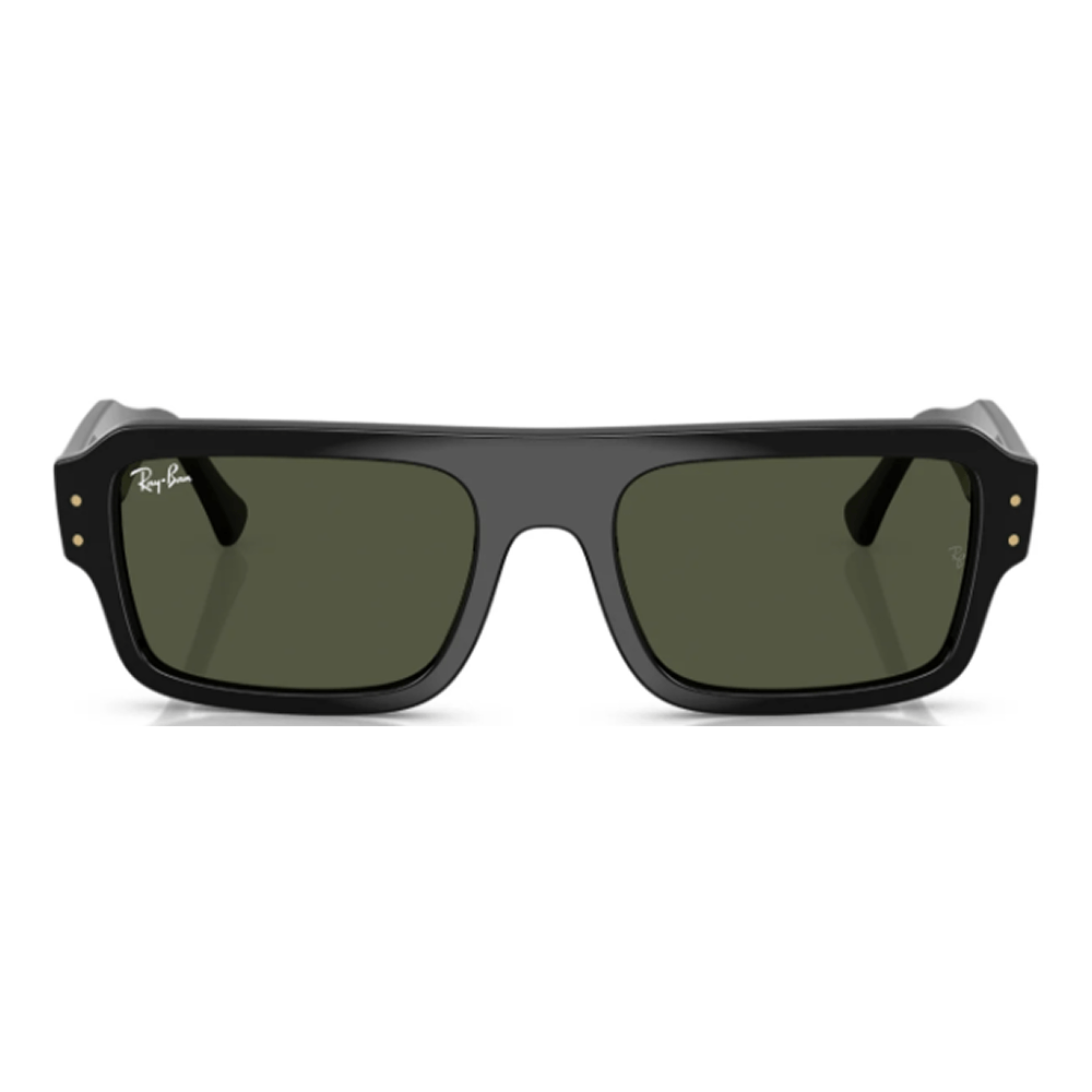 Óculos de Sol Ray-Ban RB4454 Feminino Retangular Acetato Preto