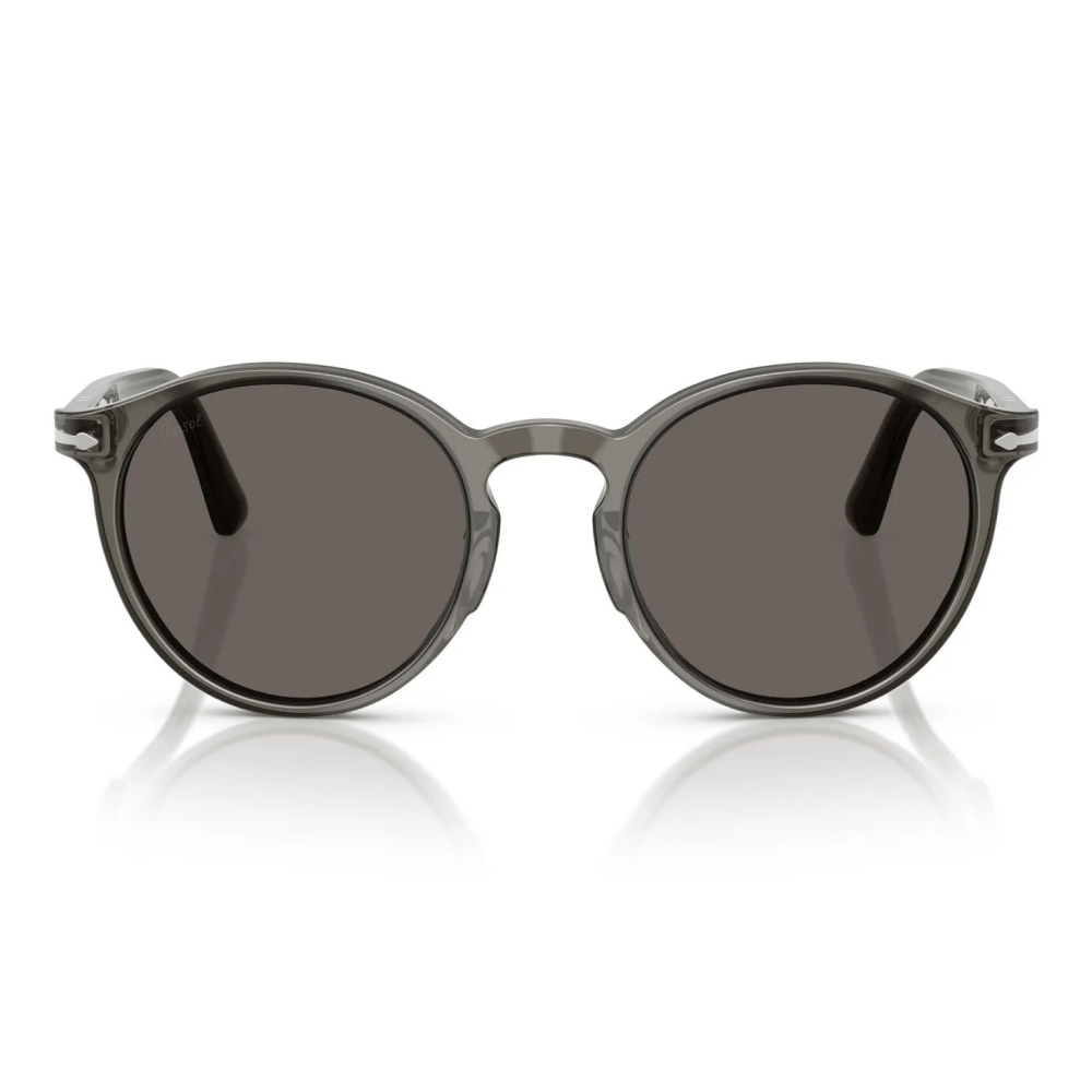 Óculos de Sol Persol PO3171S Masculino Redondo Acetato Preto