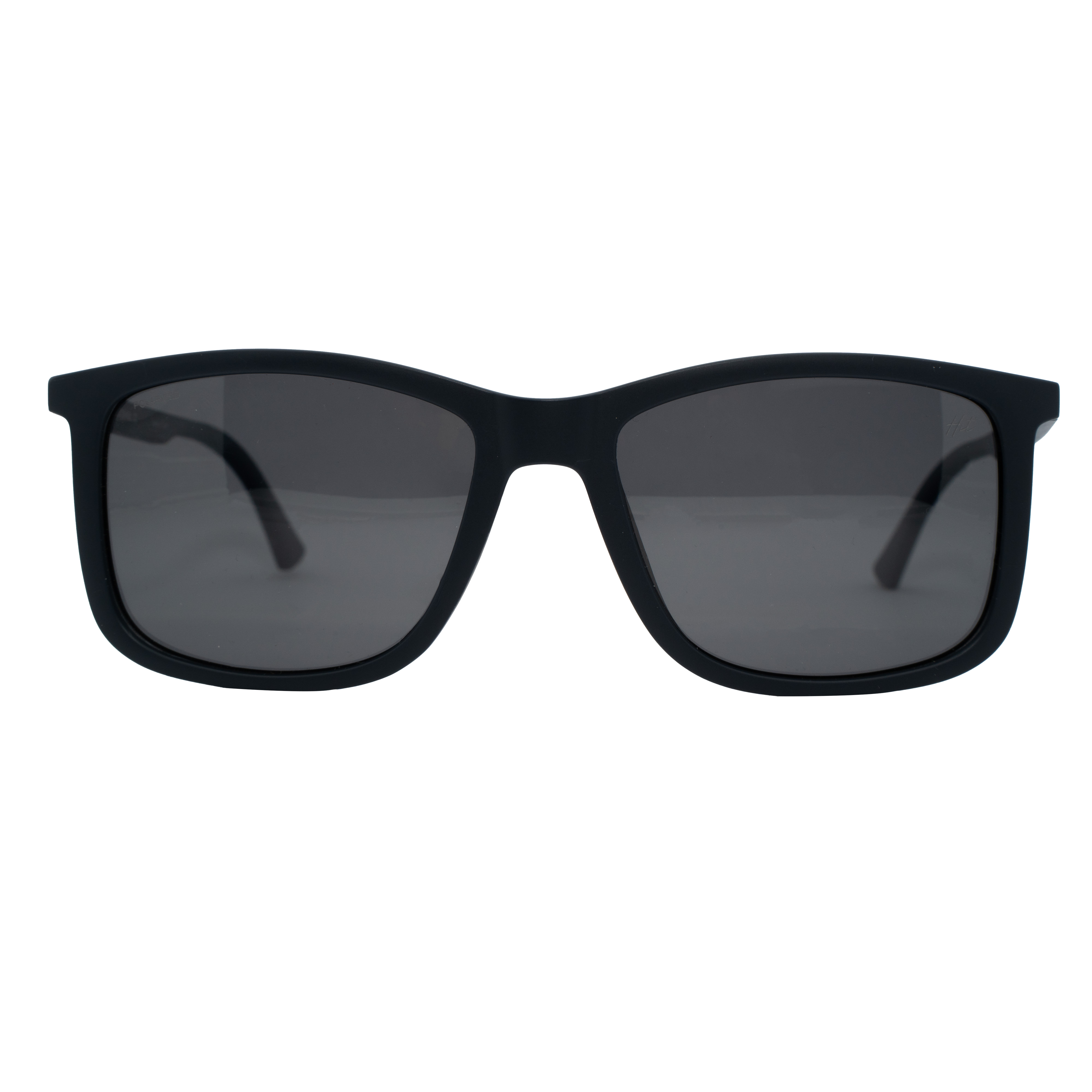 Óculos de Sol Hit SHIT24138C2 Masculino Quadrado Azul Marinho Fosco Tr 90 com Haste em Fibra de Carbono
