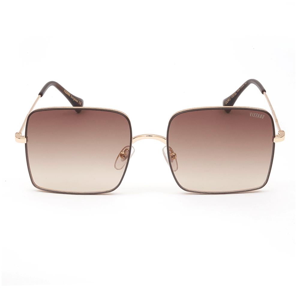 Óculos de Sol Vizzano 135/S Feminino Quadrado Metal Dourado