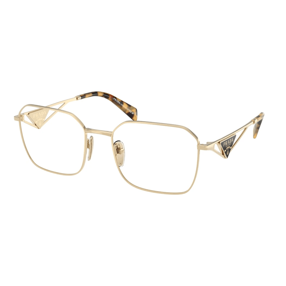 Armação para Óculos de Grau Feminina Prada PR A51V 14N1O1 Dourado transparente