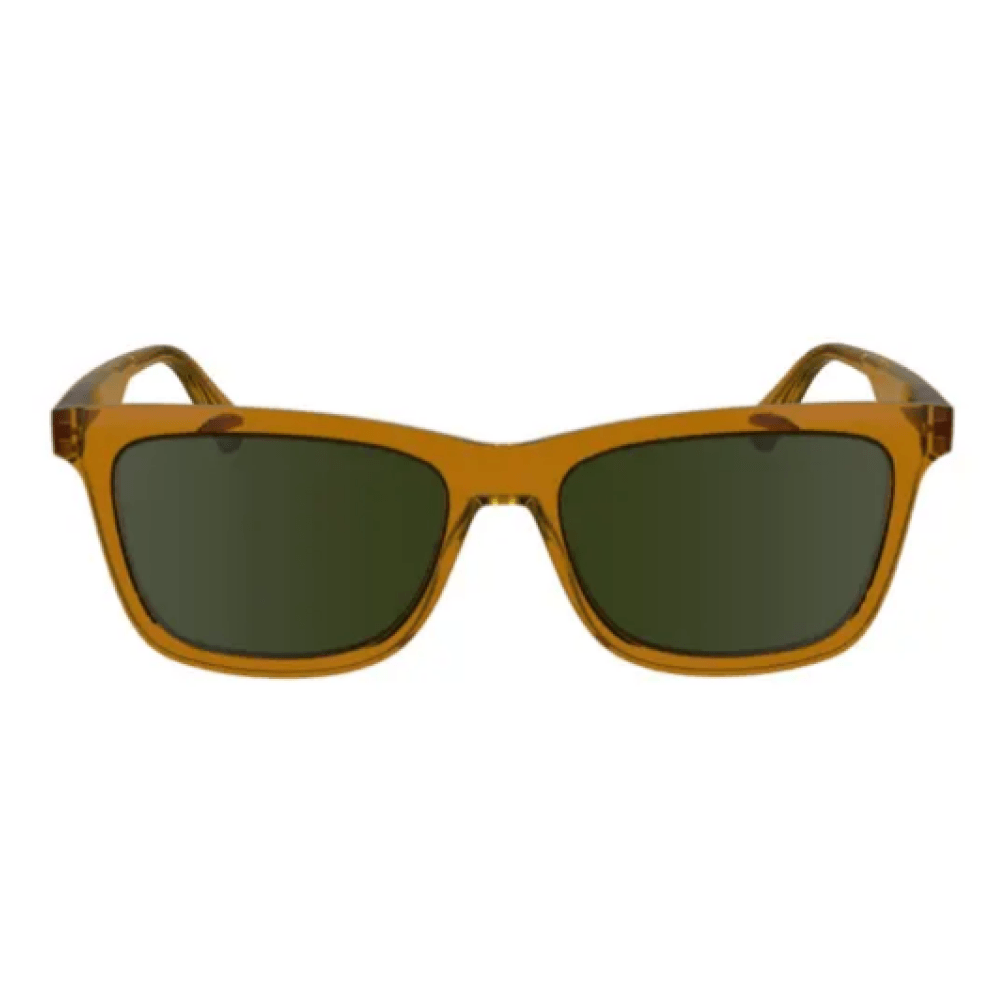 Óculos de Sol Calvin Klein Jeans CKJ2460 Feminino Retangular Acetato Marrom