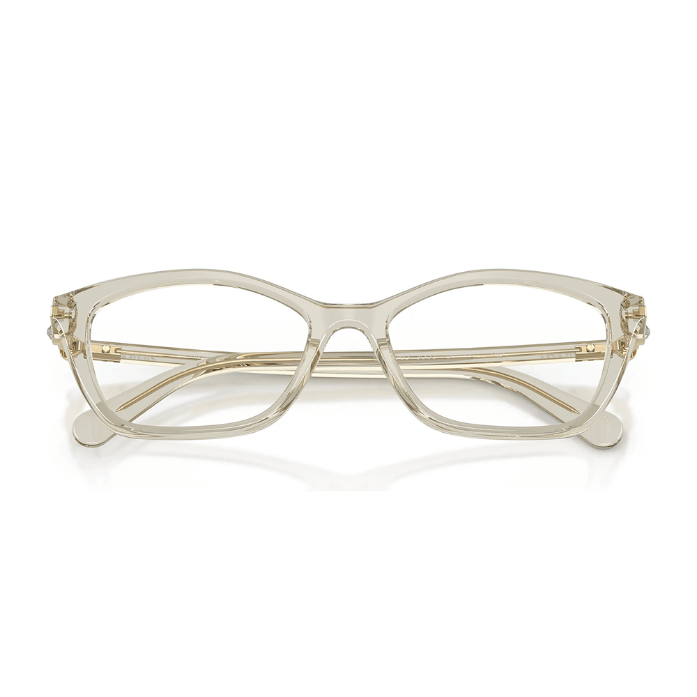 Armação para Óculos de Grau Feminina Swarovski SK2065 3003 Bege transparente